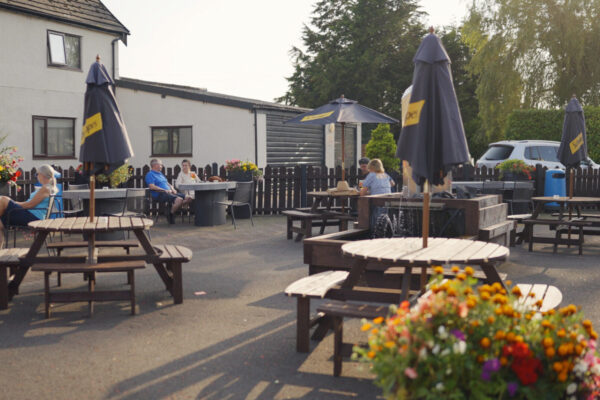Beer garden Shaw Hall s