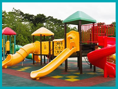 Kids play area Pendle Hill caravan park